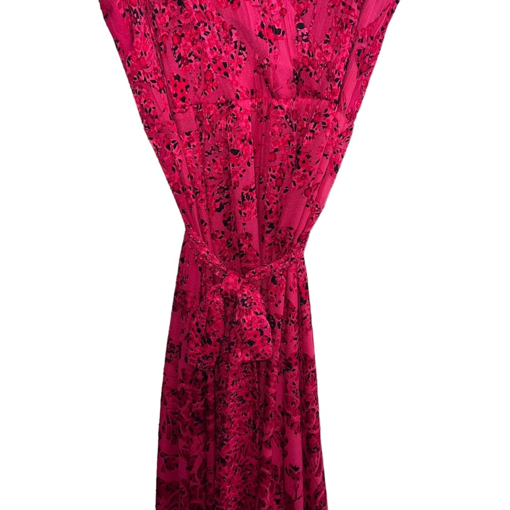NEW NWT Alice + Olivia Aggie Maxi Dress Bright Pink Multi - Picture 6 of 15